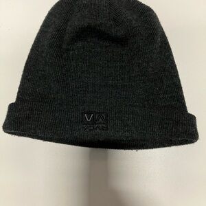 RVCA Black Knit Beanie